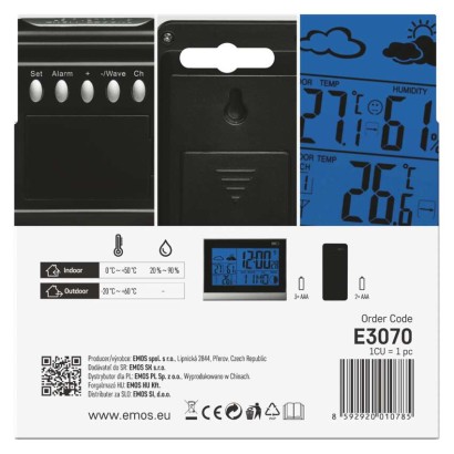 Drahtlose Wetterstation E3070