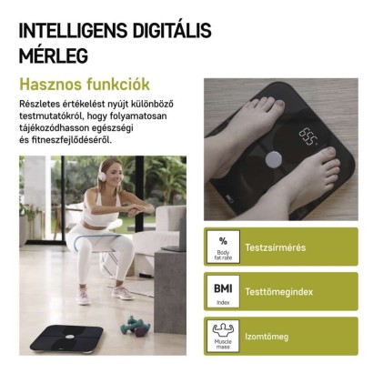 GoSmart Digitális személymérleg EV112