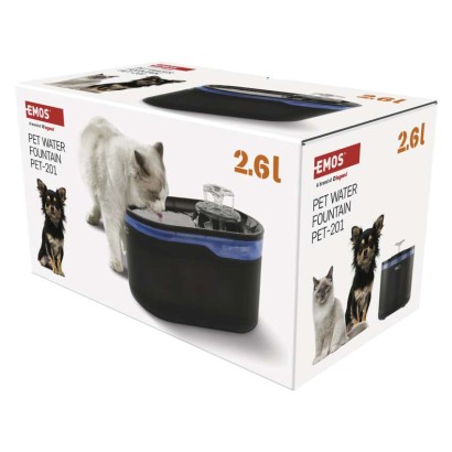 Wasserbrunnen Pet Care, 2,6 l, grau