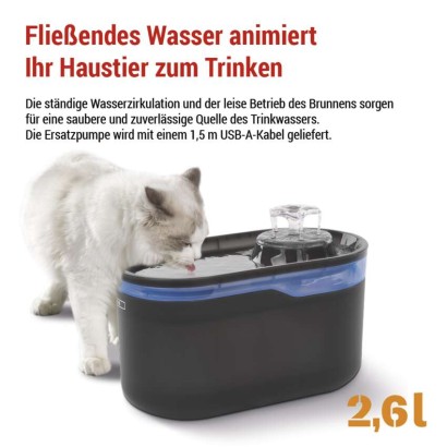 Ersatzwasserpumpe für Wasserbrunnen, weiß
