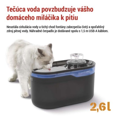 Náhradné vodné čerpadlo pre vodné fontány, biele