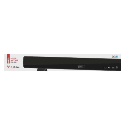 Anténa pokojová EM-300, 0–25 km, DVB-T2, DAB, filtr LTE/4G