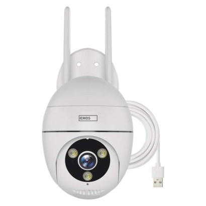 GoSmart Vonkajšia otočná kamera IP-800 WASP s WiFi, biela