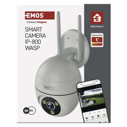 GoSmart Vonkajšia otočná kamera IP-800 WASP s WiFi, biela