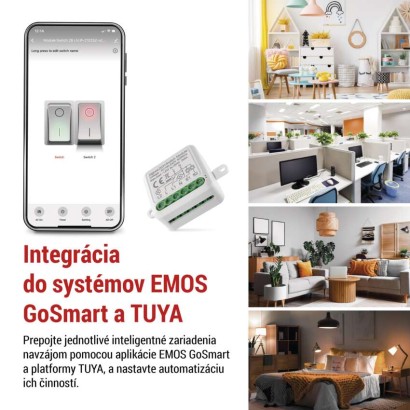 GoSmart spínací modul IP-2102SZ, ZigBee, 2-kanálový