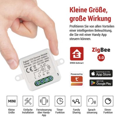 GoSmart Dimm-Modul IP-2111DZ, ZigBee, 1-kanal