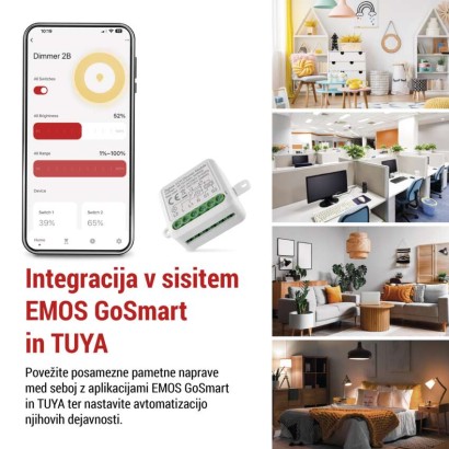 GoSmart modul za zatemnitev IP-2112DZ, ZigBee, 2-kanalni