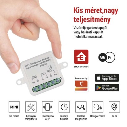 GoSmart modul a garázskapu vezérléséhez IP-2131SW, WiFi