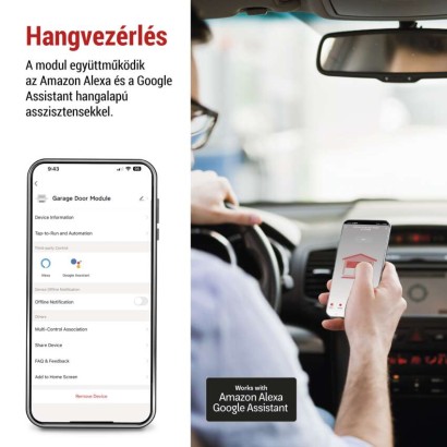 GoSmart modul a garázskapu vezérléséhez IP-2131SW, WiFi