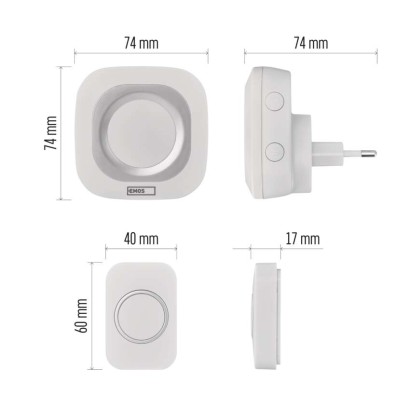 Vezeték nélküli csengő P5733W