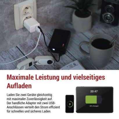 USB Netzadapter GaN PD 20 W max.