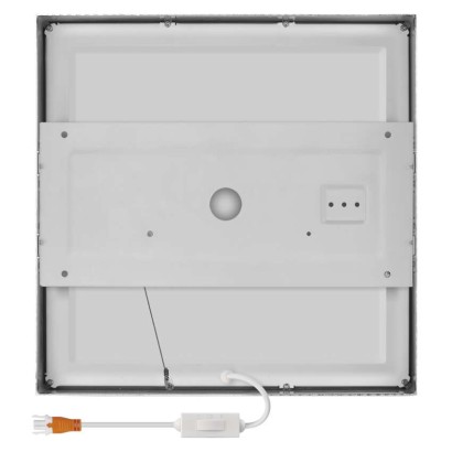 LED-Anbauleuchte NEXXO, quadratisch, silber, 28,5W, mit Change CCT