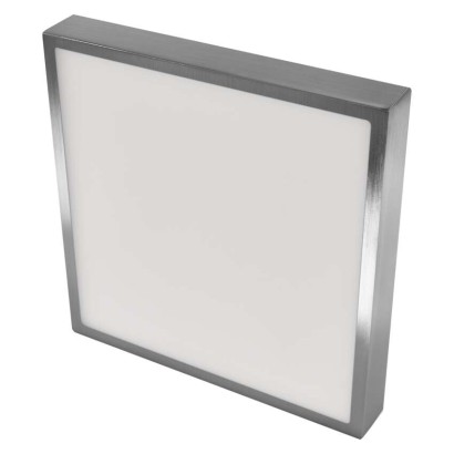 LED-Anbauleuchte NEXXO, quadratisch, silber, 28,5W, mit Change CCT