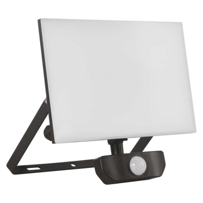 LED-es reflektor TAMBO mozgásérzékelővel, 50 W, 5000 lm, fekete