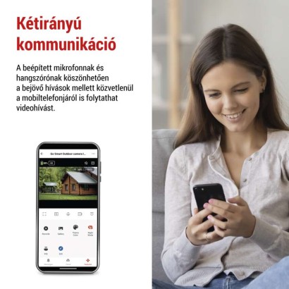 GoSmart 4G/LTE kültéri forgatható kamera IP-6000 OWL, szürke