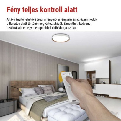 ILVI LED-es felületre szerelhető lámpa, kör alakú, 45 W, szabályozható, CCT-változtatássa
