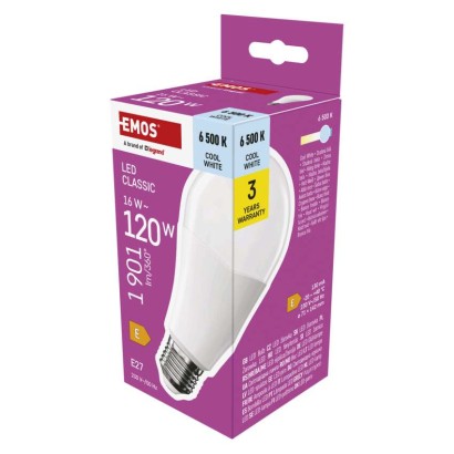 LED Lampe Classic A70 / E27 / 16 W (120 W) / 1901 lm / Kalt-Weiß