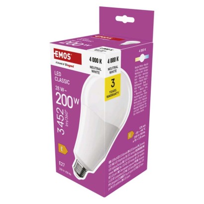 LED Lampe Classic A95 / E27 / 28 W (200 W) / 3452 lm / Neutral Weiß