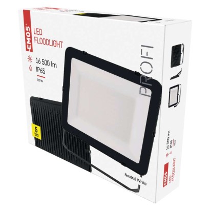 LED reflektor INOVO 150 W, šedý, neutrální bílá