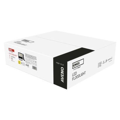 LED-prožektor AVENO 100 W, must, neutraalne valge