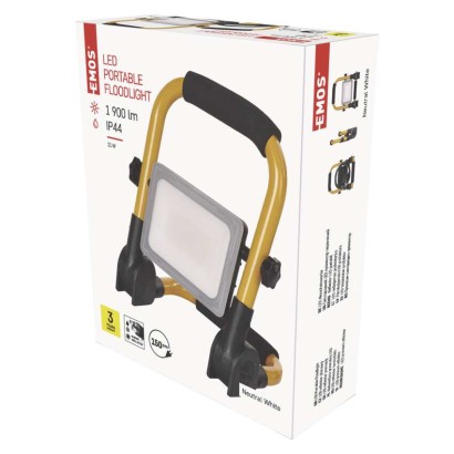 LED prožektorius ILIO 21 W, geltonai-juodas, IP44, 1900 lm, neitrāli balts