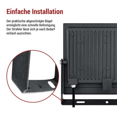 LED-Fluter TAMBO EVO, 100 W, 10 000 lm, IP65, schwarz