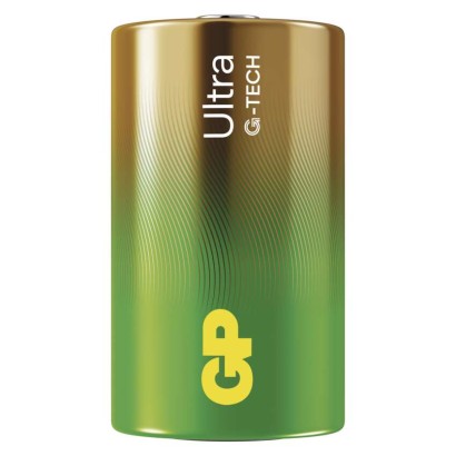 Alkalická batéria GP Ultra LR20 (D), 2 ks