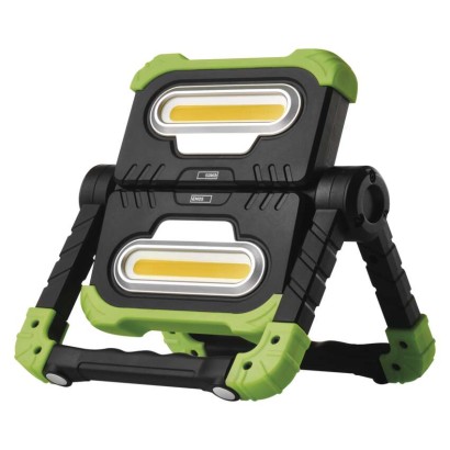 Polnilna LED delovna svetilka 2x COB, 2000 lm, 8000 mAh 