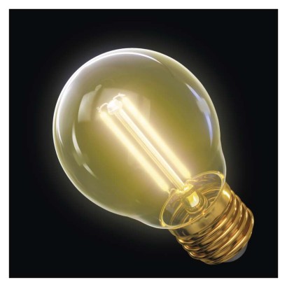 LED žárovka Vintage Mini Globe 2W E27 teplá bílá+