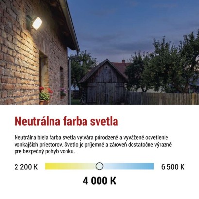 LED reflektor TAMBO EVO, 30 W, 3000 lm, IP65, čierny