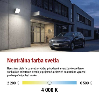 LED reflektor TAMBO EVO, 100 W, 10 000 lm, IP65, čierny
