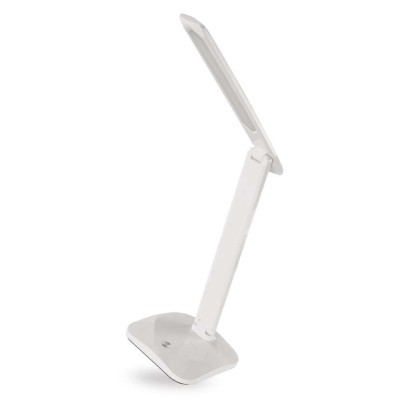LED stolná lampa CHASE, biela