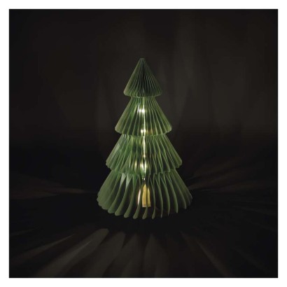 LED Papierbaum mit Ständer, 30 cm, Innen