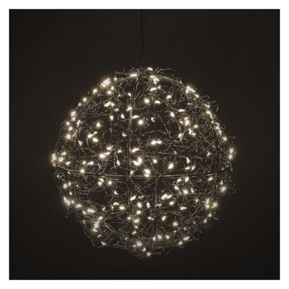 LED Weihnachtskugel – 200 LEDs, für den Außen- und Innenbereich, warmweiß