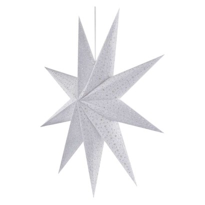 LED Papierstern zum Aufhängen, 60 cm, Innen