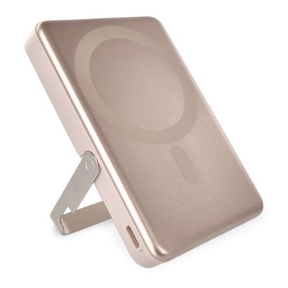 Bezvadu ārējais akumulators WI 1031, 10 000 mAh, 20 W, rozā zelta