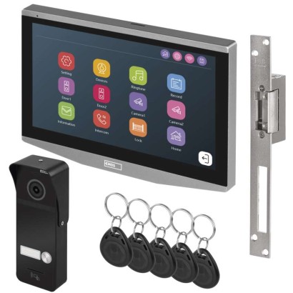 GoSmart Zestaw wideodomofonowy IP-750 z zamkiem elektrycznym