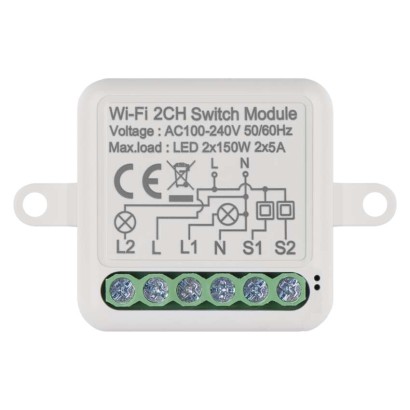 GoSmart Schaltermodul IP-2102SW, WiFi, 2-Kanal