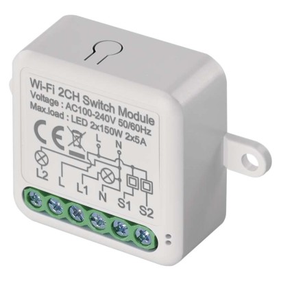 GoSmart Schaltermodul IP-2102SW, WiFi, 2-Kanal