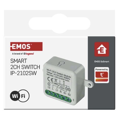 GoSmart Schaltermodul IP-2102SW, WiFi, 2-Kanal