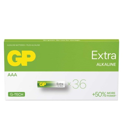 GP alkáli elem Extra AAA 36db