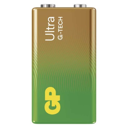 Alkalická baterie GP Ultra 9V (6LF22), 1 ks