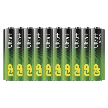 Alkalická baterie GP Ultra Plus AAA (LR03), 10 ks