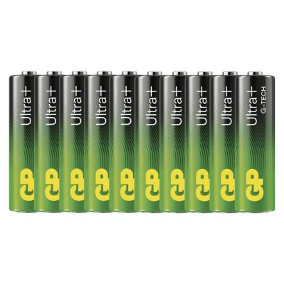 Alkalická batéria GP Ultra Plus LR6 (AA), 10 ks