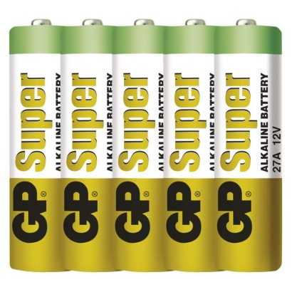 Alkalická speciální baterie GP 27AF (MN27, V27GA) 12 V, 5 ks