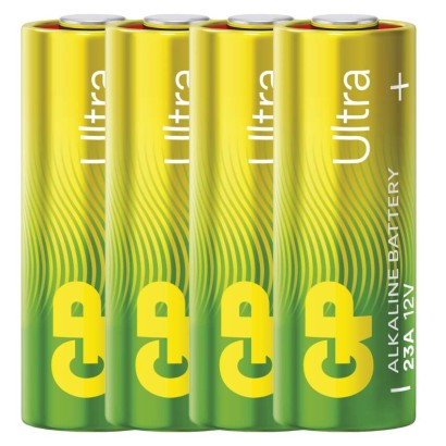 Alkalická speciální baterie ULTRA GP 23A 12 V, 4 ks