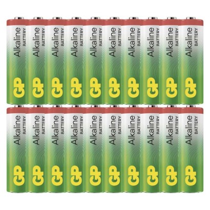 Alkalická batéria GP Alkaline LR6 (AA), 20 ks