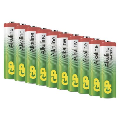 Alkalická batéria GP Alkaline LR6 (AA), 10 ks