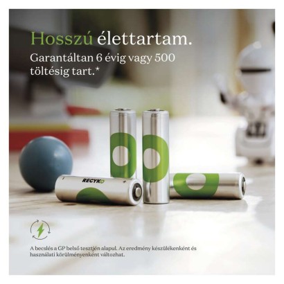 GP ReCyko NiMH Akkumulátor HR6 (AA) 2100mAh 4db
