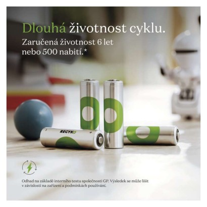 Nabíjecí baterie GP ReCyko 2100 AA (HR6), 6 ks